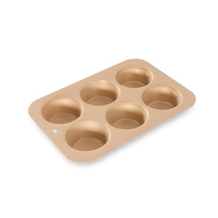 NORDIC WARE Compact Oven Muffin Pan, Gold 6031508